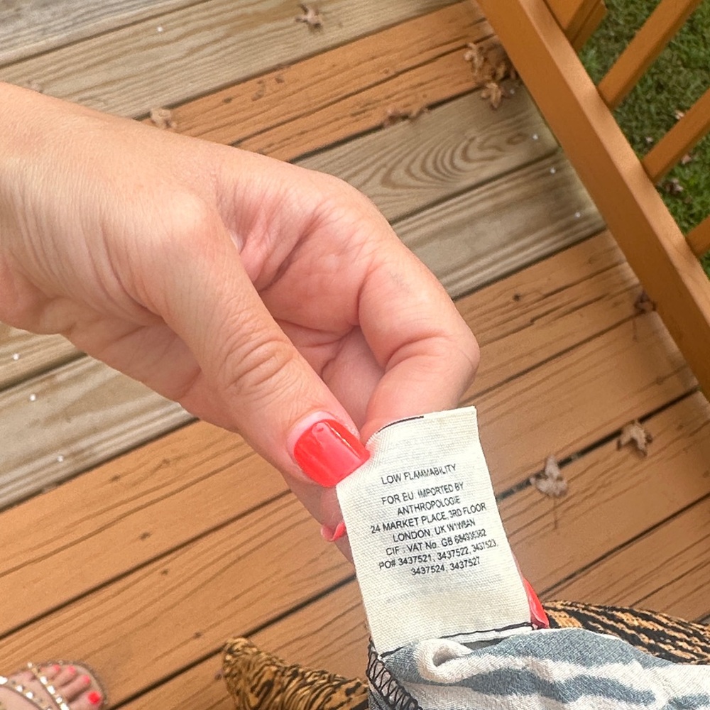 Anthropologie Kachel Tiger-Striped Jumpsuit - Picture 13 of 13
